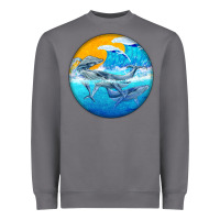Storm humpback whale Heavyweight Sweatshirt - BarkalooDesign
