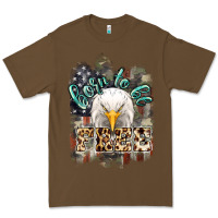 Cacao Born to be free 4th of july Premium Tee - HowdyJamesFarm