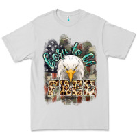 Dove Grey Born to be free 4th of july Premium Tee - HowdyJamesFarm