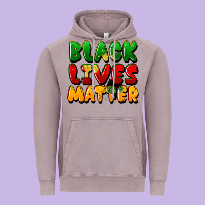Black Lives Matter Vintage Hoodie Designed By Fadigitalartstudio