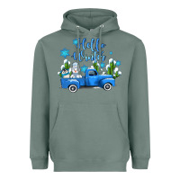 Sage hello winter with sniwman and  truck Heavyweight Hoodie - AdoDesignShop