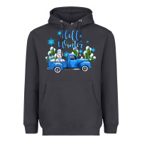 Smoke hello winter with sniwman and  truck Heavyweight Hoodie - AdoDesignShop