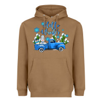 Toasted Coconut hello winter with sniwman and  truck Heavyweight Hoodie - AdoDesignShop
