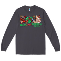 Smoke peace love christmas cakes bbs Long Sleeve Tee - BundleAndBundleShop