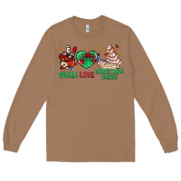 Toasted Coconut peace love christmas cakes bbs Long Sleeve Tee - BundleAndBundleShop