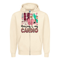 Sandshell nursing is my cardio Zipper Hoodie - BarkalooDesign