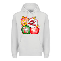 Dove Grey merry christmas ball Premium Hoodie - CowhideDigitalArt