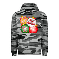 Slate Camo merry christmas ball Premium Hoodie - CowhideDigitalArt