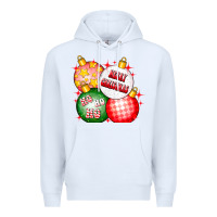 White merry christmas ball Premium Hoodie - CowhideDigitalArt