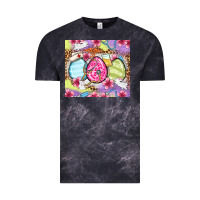 Cloud Black Easter eggs Nurse Vintage Tee - OliviaCreatesArt
