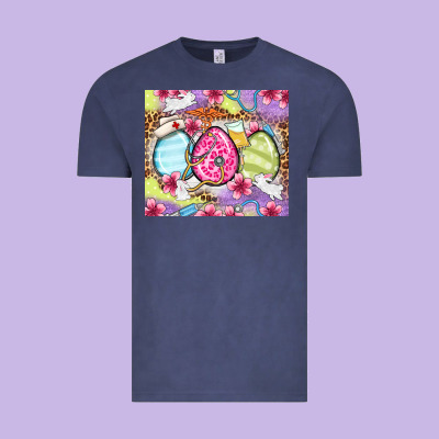 Easter Eggs Nurse Vintage Tee Designed By Oliviacreatesart