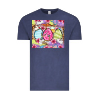 Vintage Denim Easter eggs Nurse Vintage Tee - OliviaCreatesArt