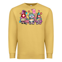Antique Gold nurse gnomes Premium Sweatshirt - AdoDesignShop