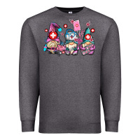 Charcoal Heather nurse gnomes Premium Sweatshirt - AdoDesignShop
