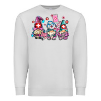 Dove Grey nurse gnomes Premium Sweatshirt - AdoDesignShop