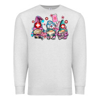 Oatmeal Heather nurse gnomes Premium Sweatshirt - AdoDesignShop