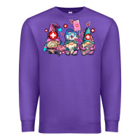 Purple nurse gnomes Premium Sweatshirt - AdoDesignShop