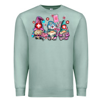 Seafoam nurse gnomes Premium Sweatshirt - AdoDesignShop