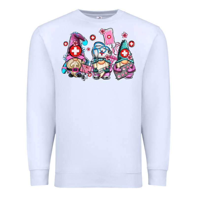 Nurse Gnomes Premium Sweatshirt by AdoDesignShop | Teevron