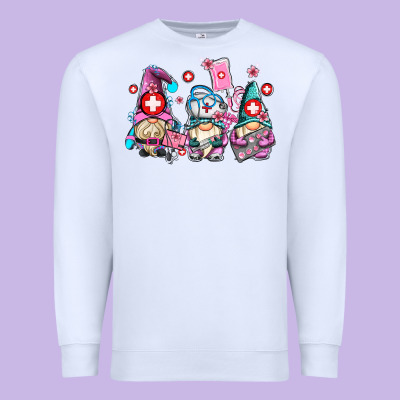 Nurse Gnomes Premium Sweatshirt Designed By Adodesignshop