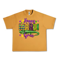 Happy Mardi Gras Alligator Olivia Urban Heavy Tee | Teevron