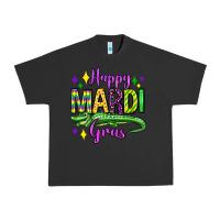 Pigment Black happy mardi gras alligator olivia Urban Heavy Tee - OliviaCreatesArt