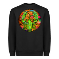 Black lobster round Heavyweight Sweatshirt - BarkalooDesign