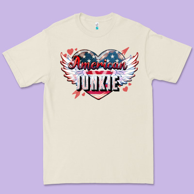 American Junkie 4th Of July Premium Tee Designed By Howdyjamesfarm