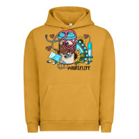 Pigment Peanut Butter nurse life western sunflower gemstone nurse Urban Hoodie - JahusDesignShop
