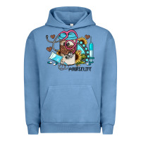 Pigment Pebble Blue nurse life western sunflower gemstone nurse Urban Hoodie - JahusDesignShop