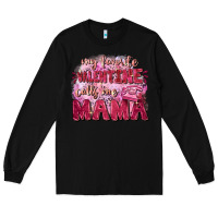 Black My favorite calls me mama Mother's Day Long Sleeve Tee - FaDigitalArtStudio