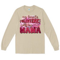 Mushroom My favorite calls me mama Mother's Day Long Sleeve Tee - FaDigitalArtStudio