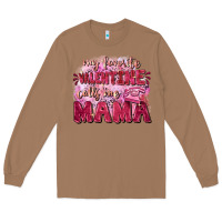 Toasted Coconut My favorite calls me mama Mother's Day Long Sleeve Tee - FaDigitalArtStudio