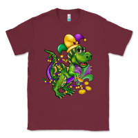 Burgundy mardi gras trex Classic Tee - CowGirlArtShop