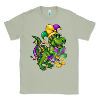 Matcha mardi gras trex Classic Tee - CowGirlArtShop