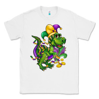 White mardi gras trex Classic Tee - CowGirlArtShop