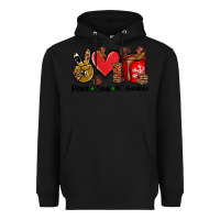 Black peace love  hot chocolate Heavyweight Hoodie - AdoDesignShop