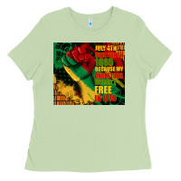 Matcha juneteenth 1865 because my ancestors werent free in 1776 tumbler Ladies Tee - CowGirlArtShop