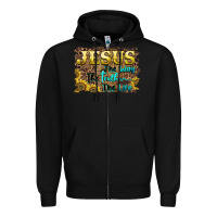 Black jesus the way the truth the life Zipper Hoodie - BarkalooDesign