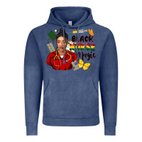 Vintage Denim Juneteenth black Nurse magic Vintage Hoodie - FaDigitalArtStudio