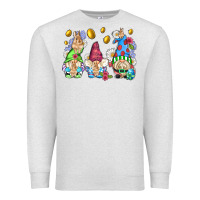 Oatmeal Heather easter gnome with eggs Premium Sweatshirt - AdoDesignShop
