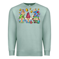 Seafoam easter gnome with eggs Premium Sweatshirt - AdoDesignShop