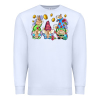White easter gnome with eggs Premium Sweatshirt - AdoDesignShop