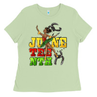 Matcha juneteenth Ladies Tee - CowGirlArtShop