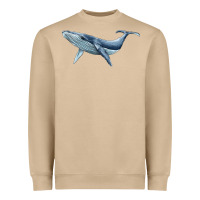 Mushroom humpback whale Heavyweight Sweatshirt - BarkalooDesign