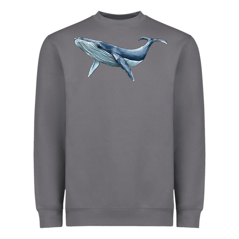 Humpback Whale Heavyweight Sweatshirt by BarkalooDesign | Teevron