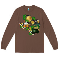 Chestnut texas map st patricks day Long Sleeve Tee - FaDigitalArtStudio