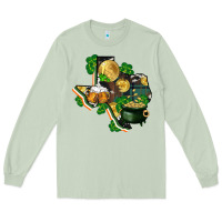 Matcha texas map st patricks day Long Sleeve Tee - FaDigitalArtStudio