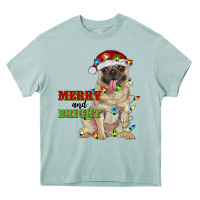 Arona merry and bright pug Heavy Core Tee - RanaPortraitStore