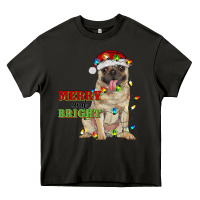 Asphalt merry and bright pug Heavy Core Tee - RanaPortraitStore